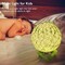 LED Rattan Ball USB Night Light Bedside Desk Lamp with Remote
